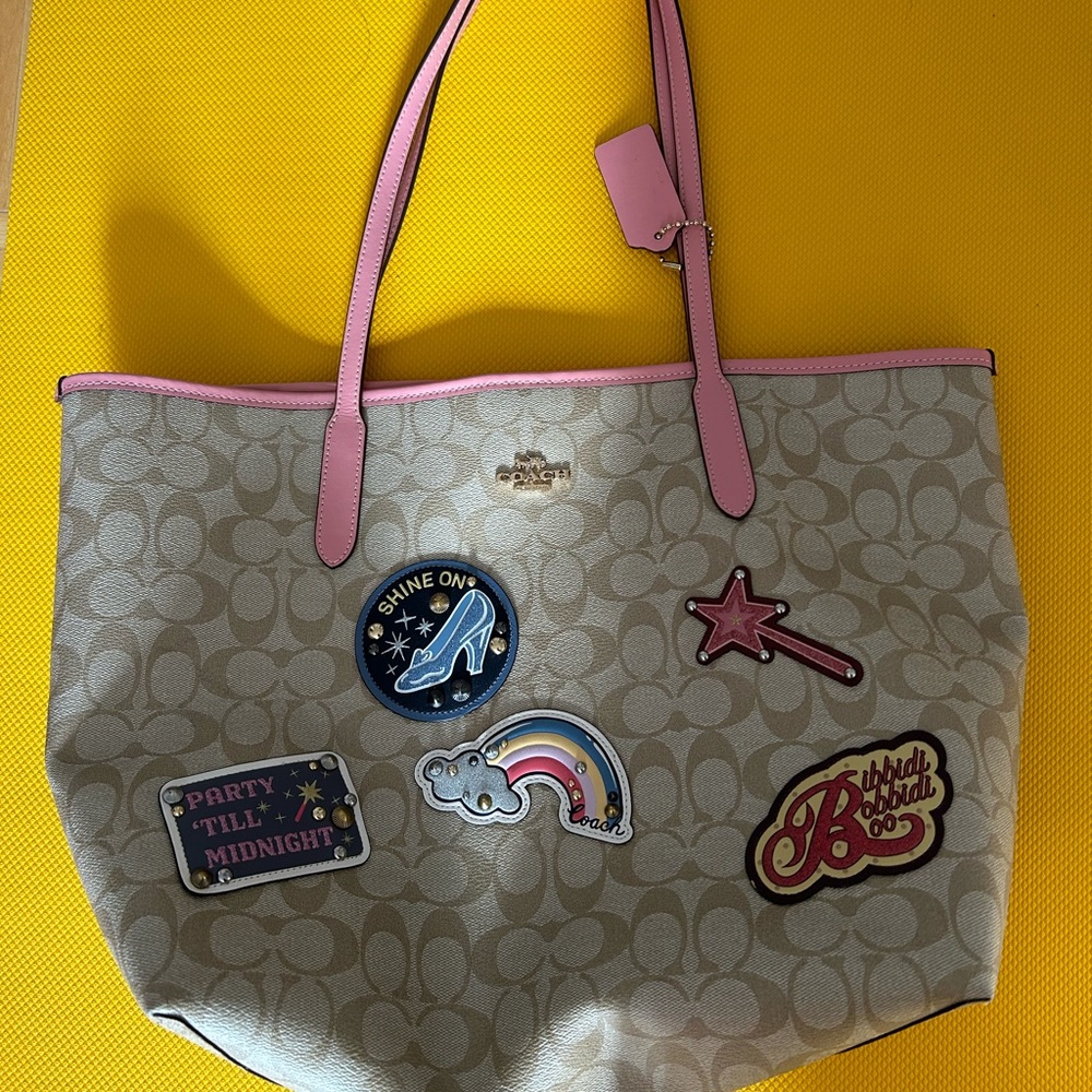 Coach Disney cinderella tote bag